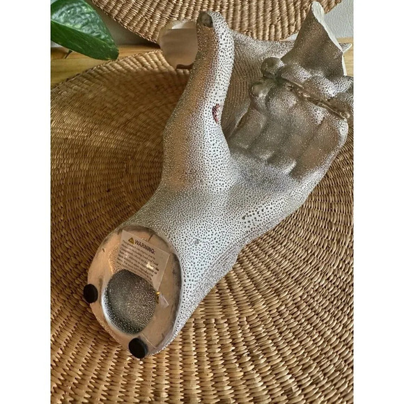 Silver Hand Heart decor - Picture 11 of 12